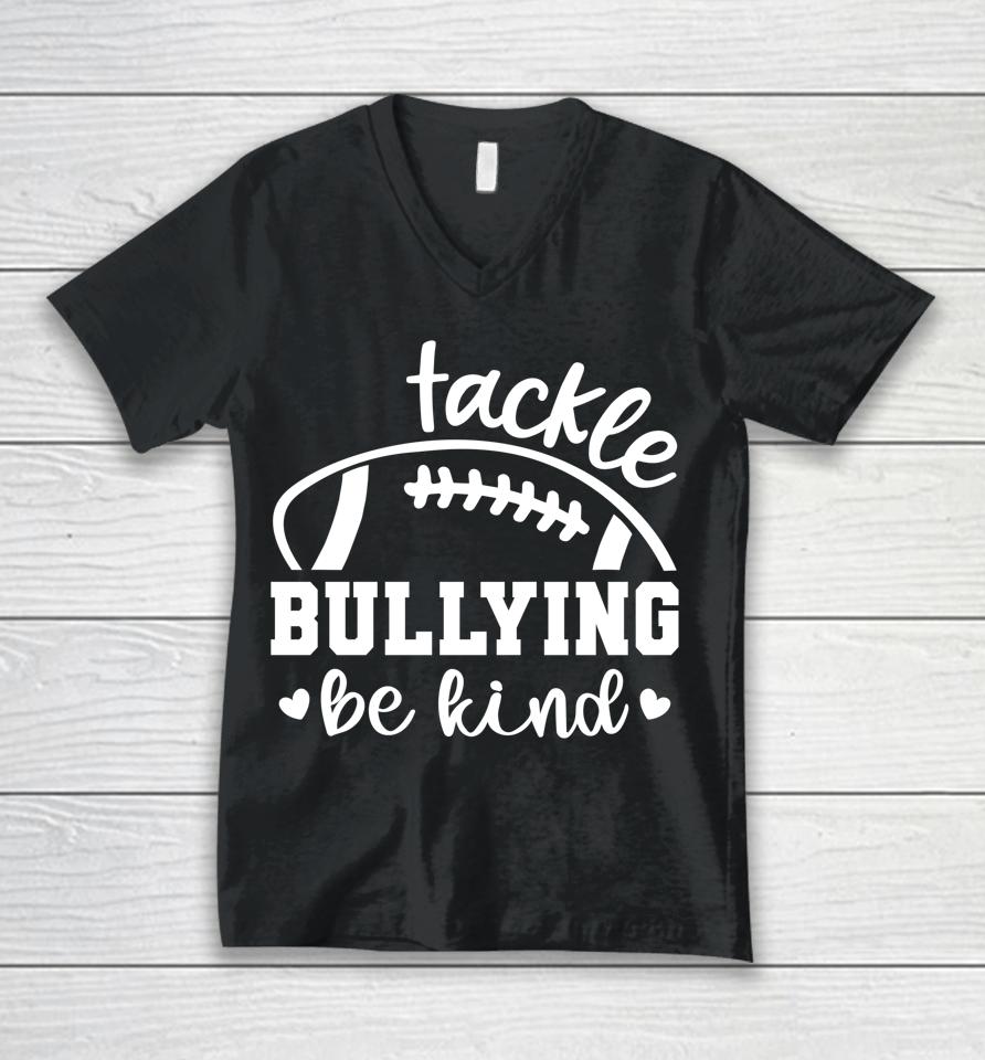 Be Kind Unity Day Orange Anti Bullying Kids Football Unisex V-Neck T-Shirt