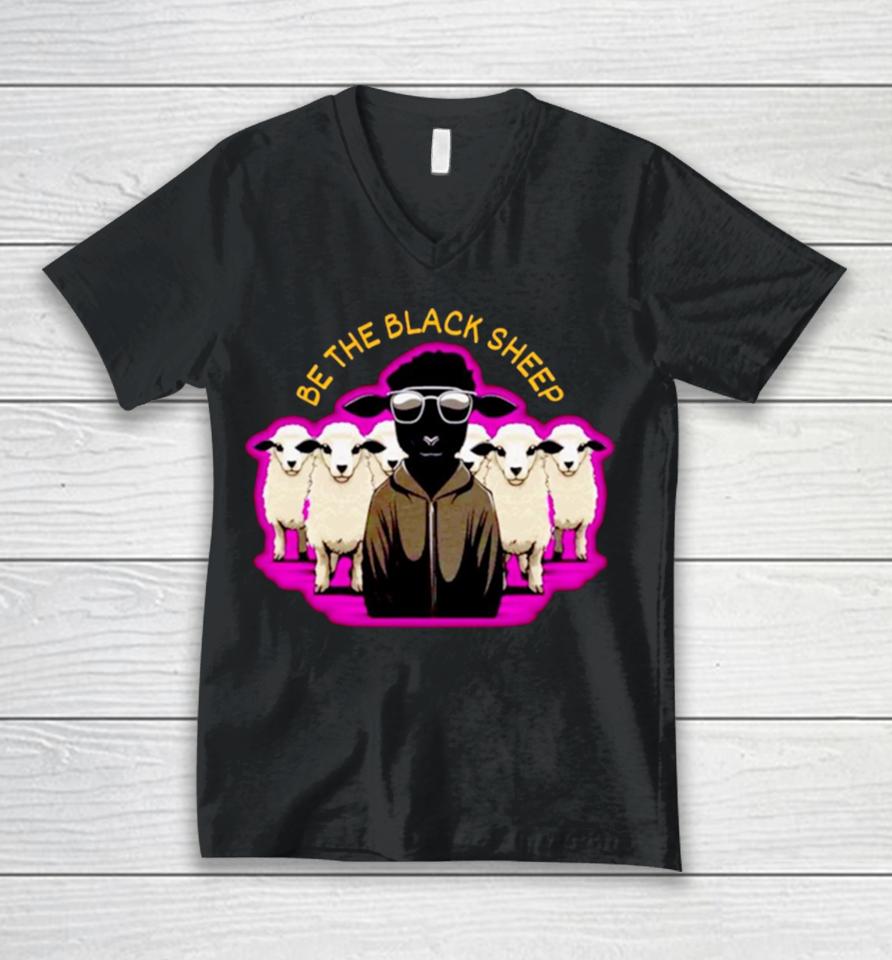 Be The Black Sheep Unisex V-Neck T-Shirt