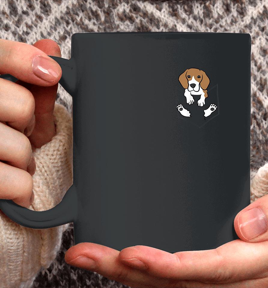 Beagle Dog In The Pocket Coffee Mug
