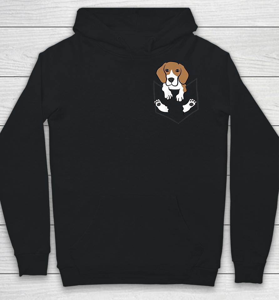 Beagle Dog In The Pocket Hoodie