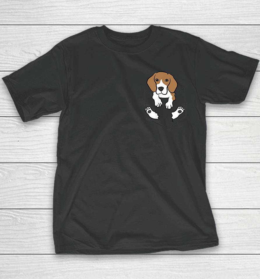Beagle Dog In The Pocket Youth T-Shirt