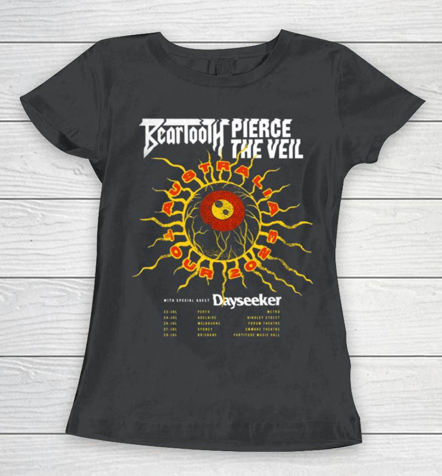 Beartooth X Pierce The Veil Australia Tour 2023 Women T-Shirt