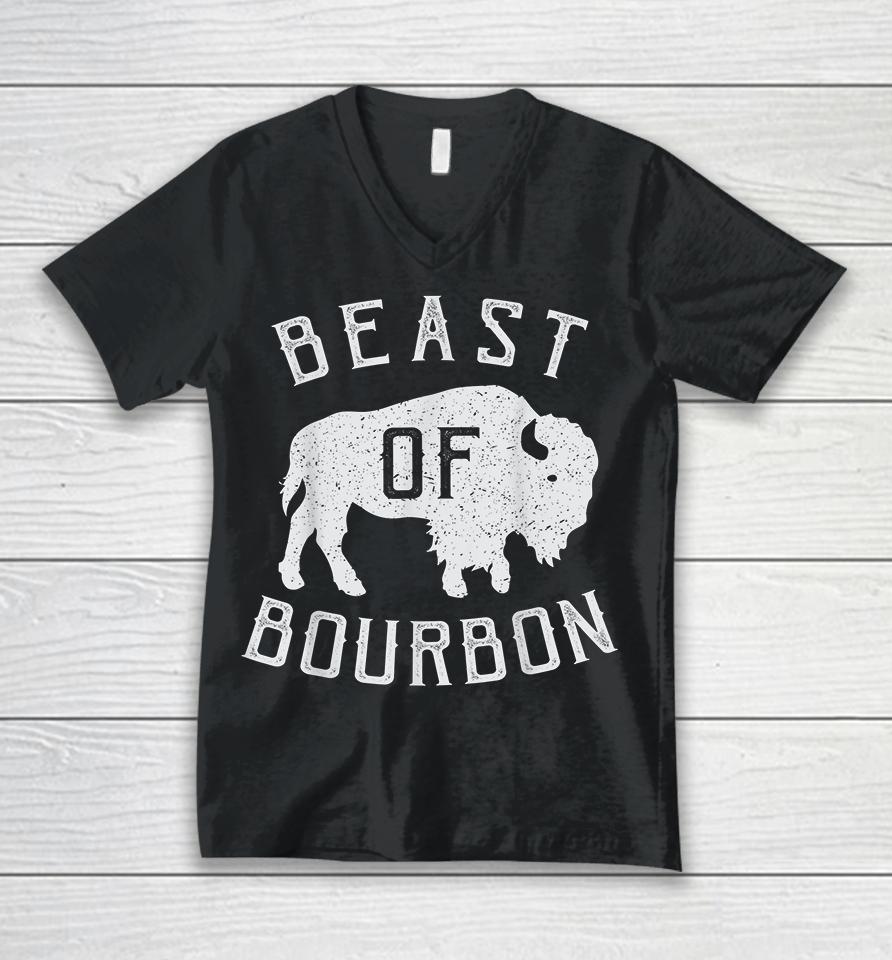 Beast Of Bourbon Unisex V-Neck T-Shirt