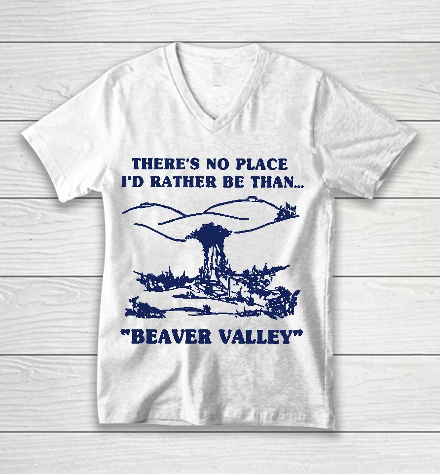 Beaver Valley Unisex V-Neck T-Shirt