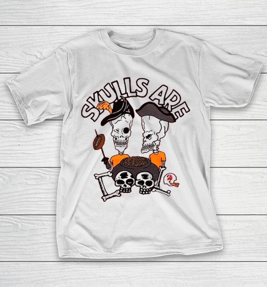 Beavis And Butt Head X Tampa Bay Buccaneers Skulls T-Shirt