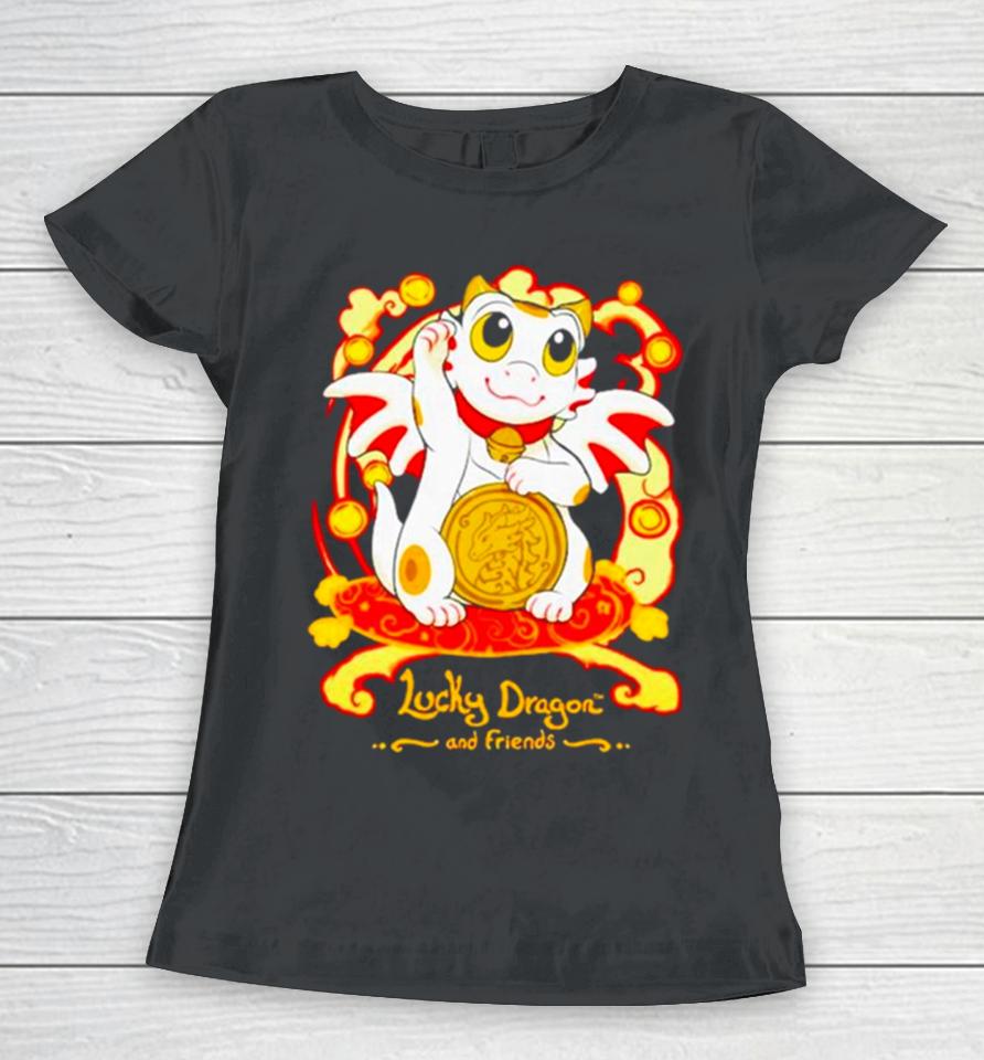 Beckoning Lucky Dragon Women T-Shirt