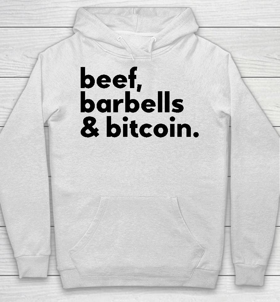 Beef Barbells &Amp; Bitcoin Hoodie