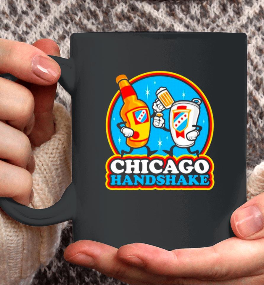 Beer Chicago Handshake Coffee Mug