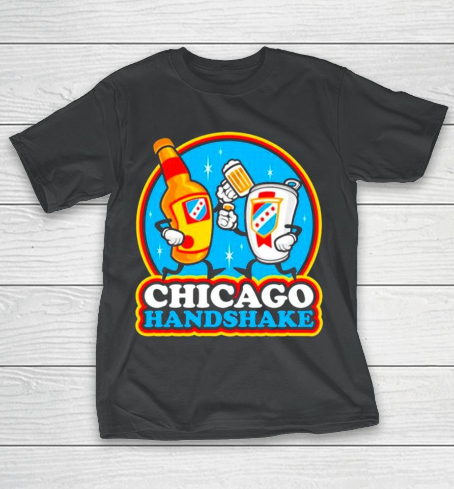 Beer Chicago Handshake T-Shirt