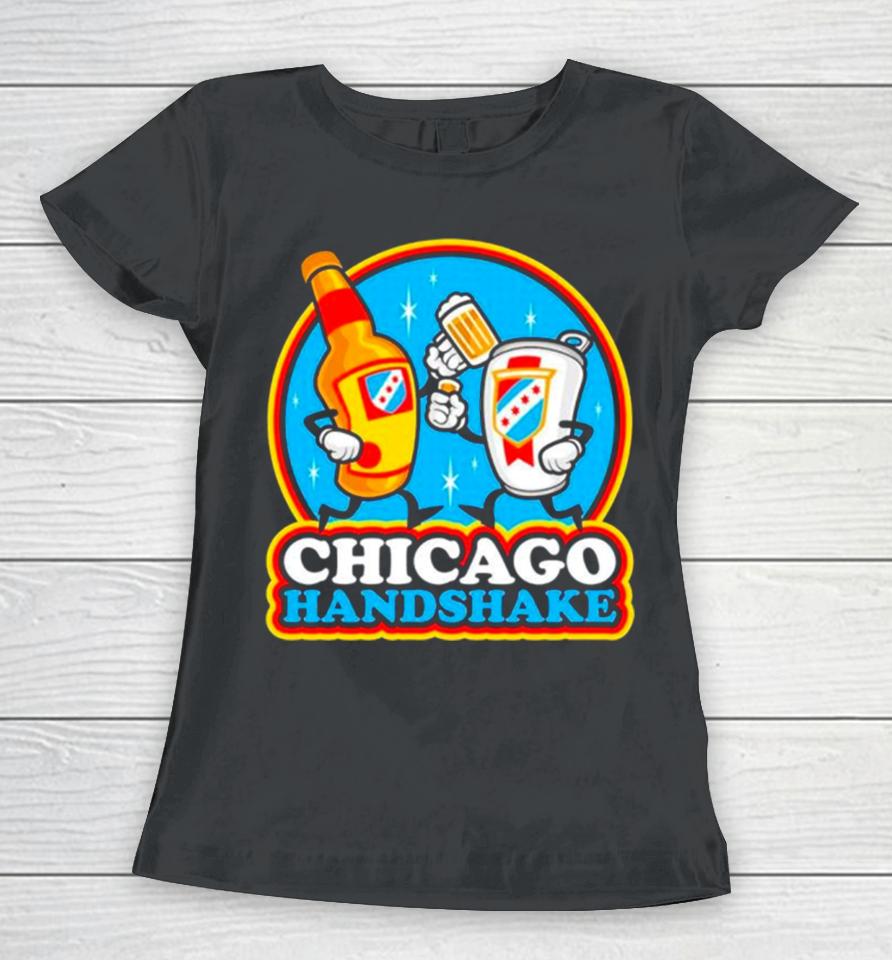 Beer Chicago Handshake Women T-Shirt