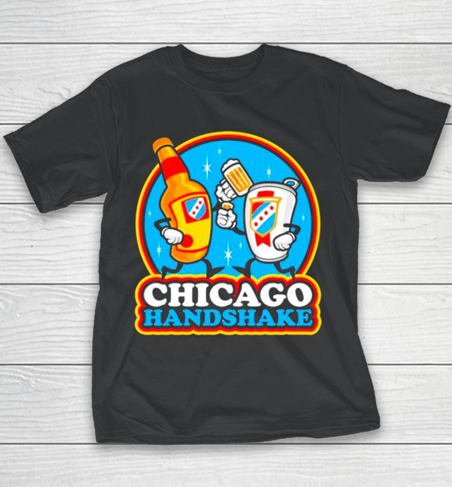 Beer Chicago Handshake Youth T-Shirt