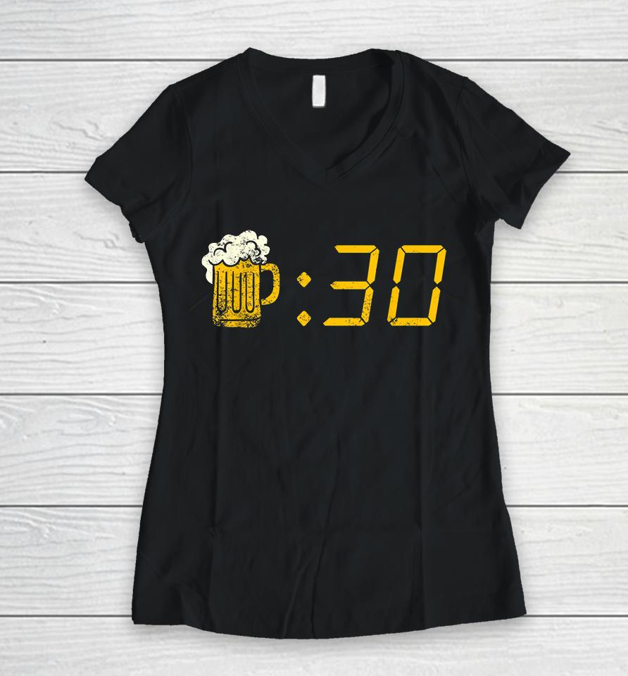 Beer Thirty Women V-Neck T-Shirt