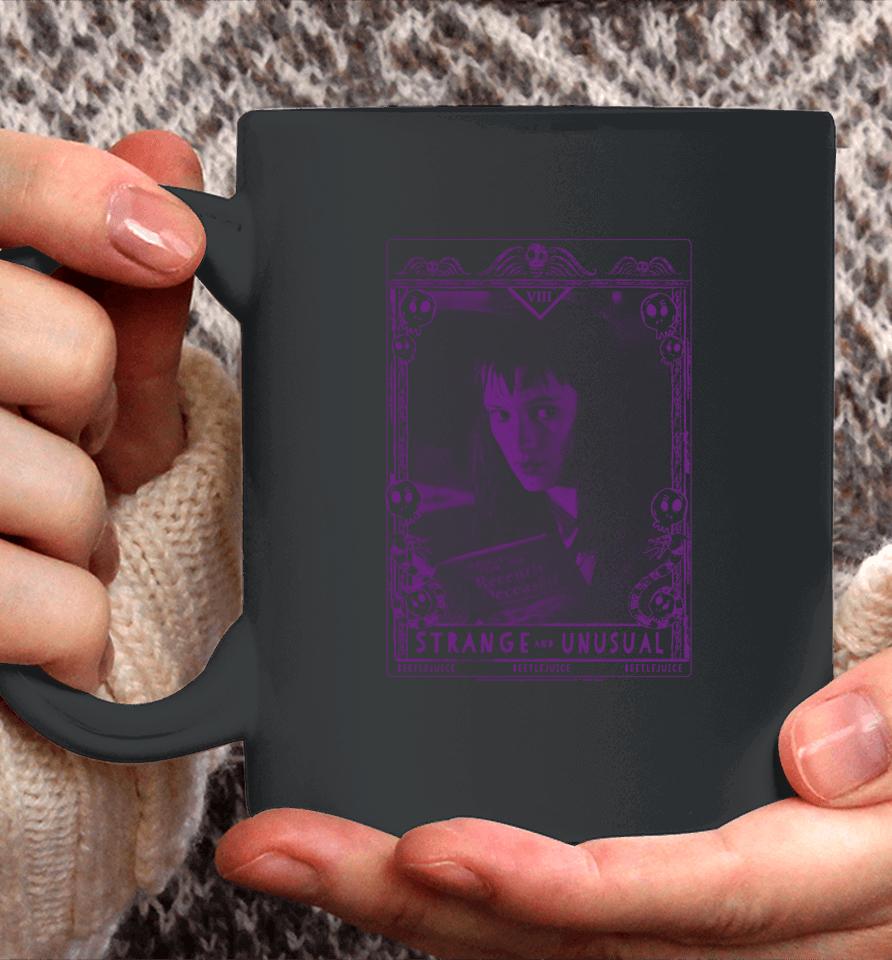 Beetlejuice Lydia Strange And Unusual Tarot Card Coffee Mug