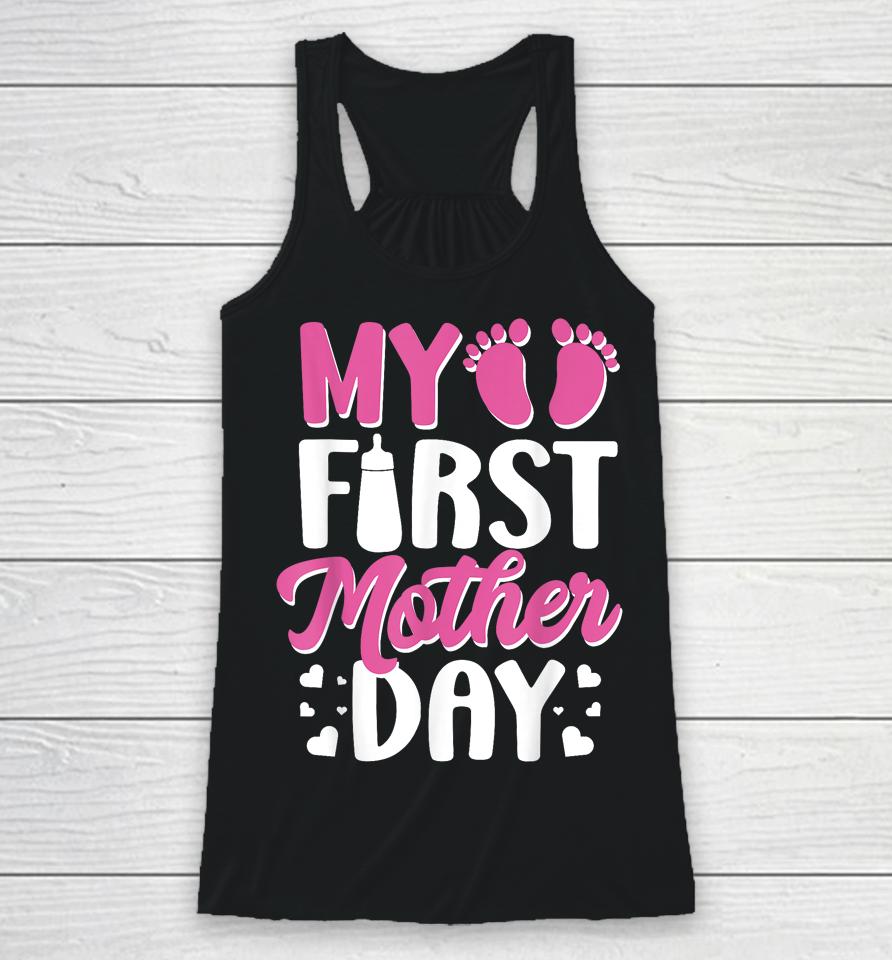 Being Mom My First Mother's Day As A Mommy Racerback Tank