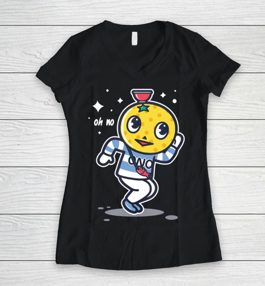 Beloved Mascot Ono Michio Women V-Neck T-Shirt