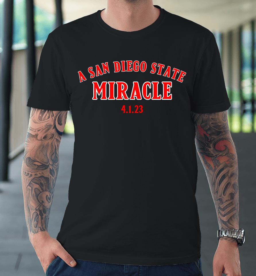 Ben And Woods Merch A San Diego State Miracle Premium T-Shirt