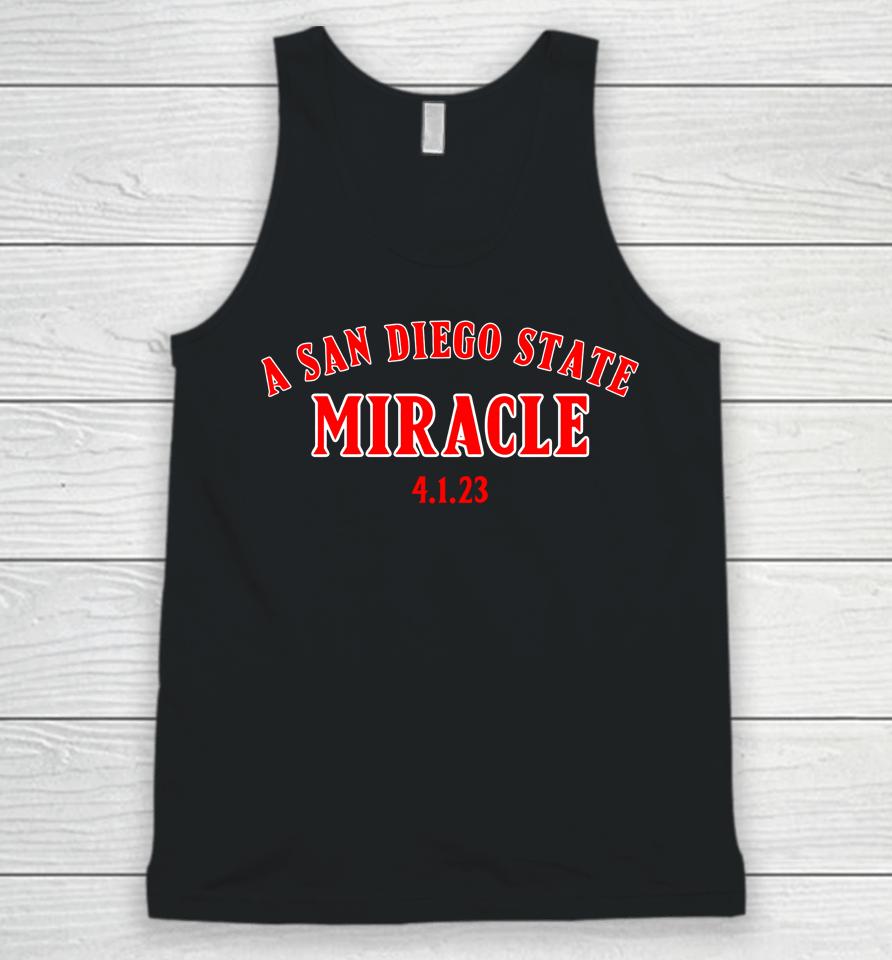 Ben And Woods Merch A San Diego State Miracle Unisex Tank Top