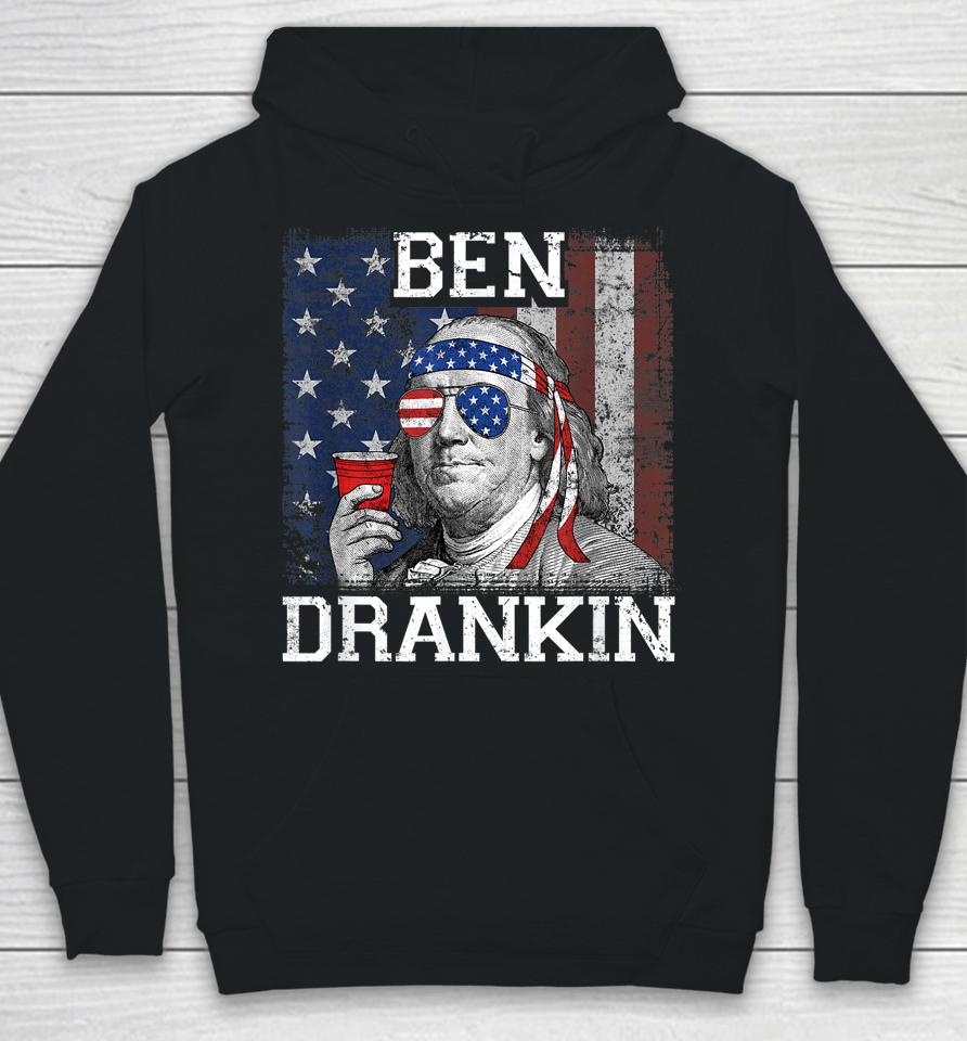 Ben Drankin Beer 4Th Of July Funny Patriotic Usa Hoodie