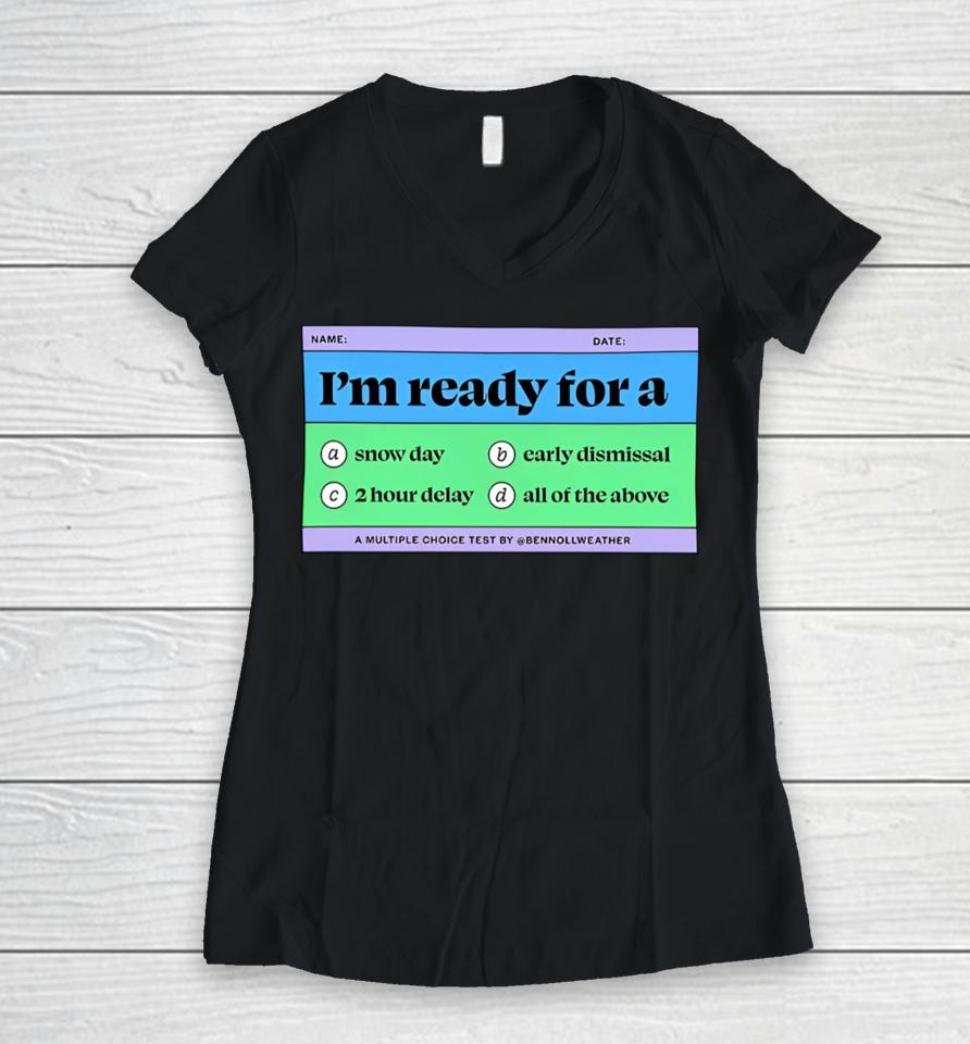 Ben Noll I’m Ready For A Logo Women V-Neck T-Shirt