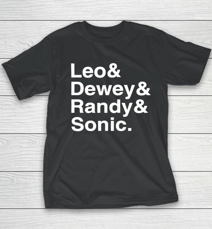 Ben Schwartz Leo &Amp; Dewey &Amp; Randy &Amp; Sonic Youth T-Shirt