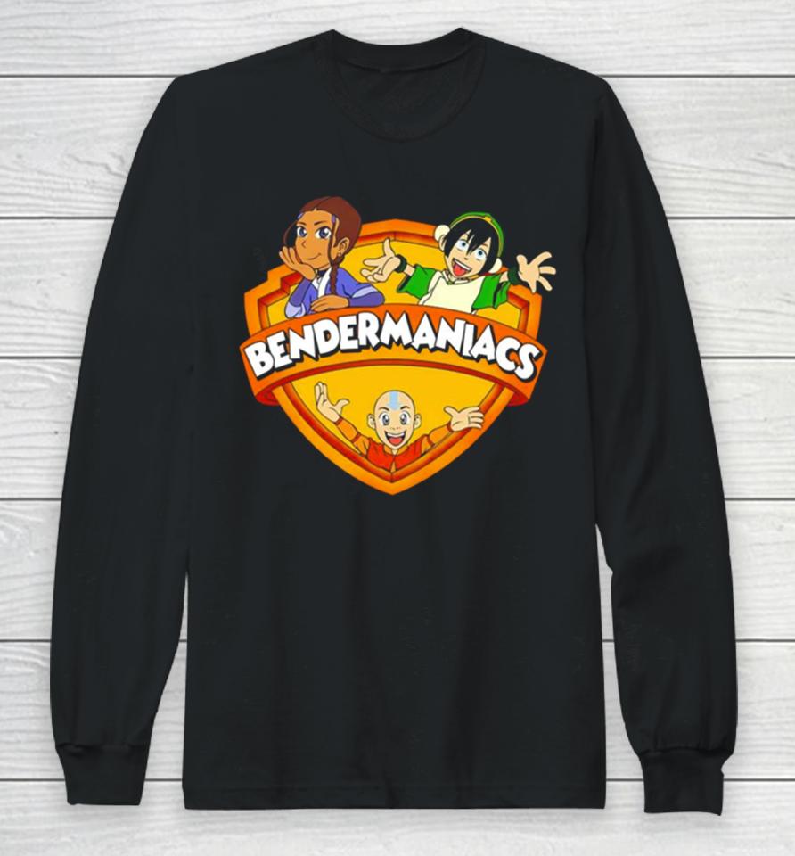 Bendermaniacs The Last Airbender In The Style Of Animaniacs Long Sleeve T-Shirt