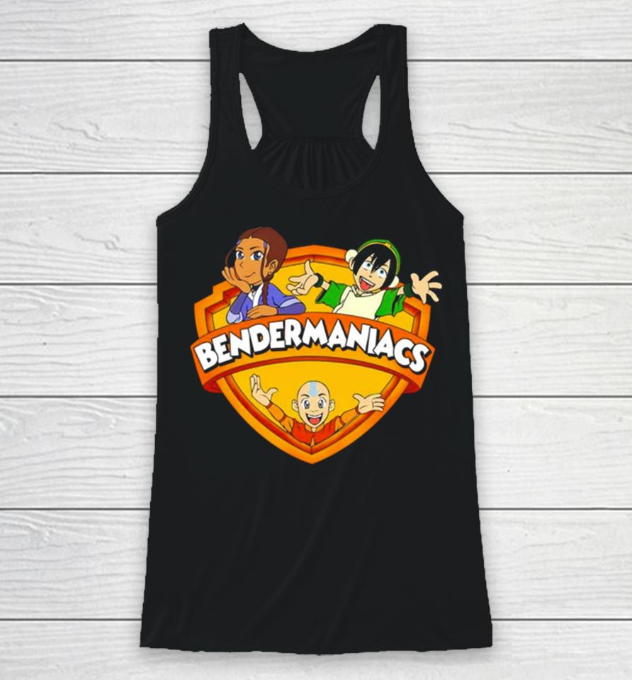 Bendermaniacs The Last Airbender In The Style Of Animaniacs Racerback Tank