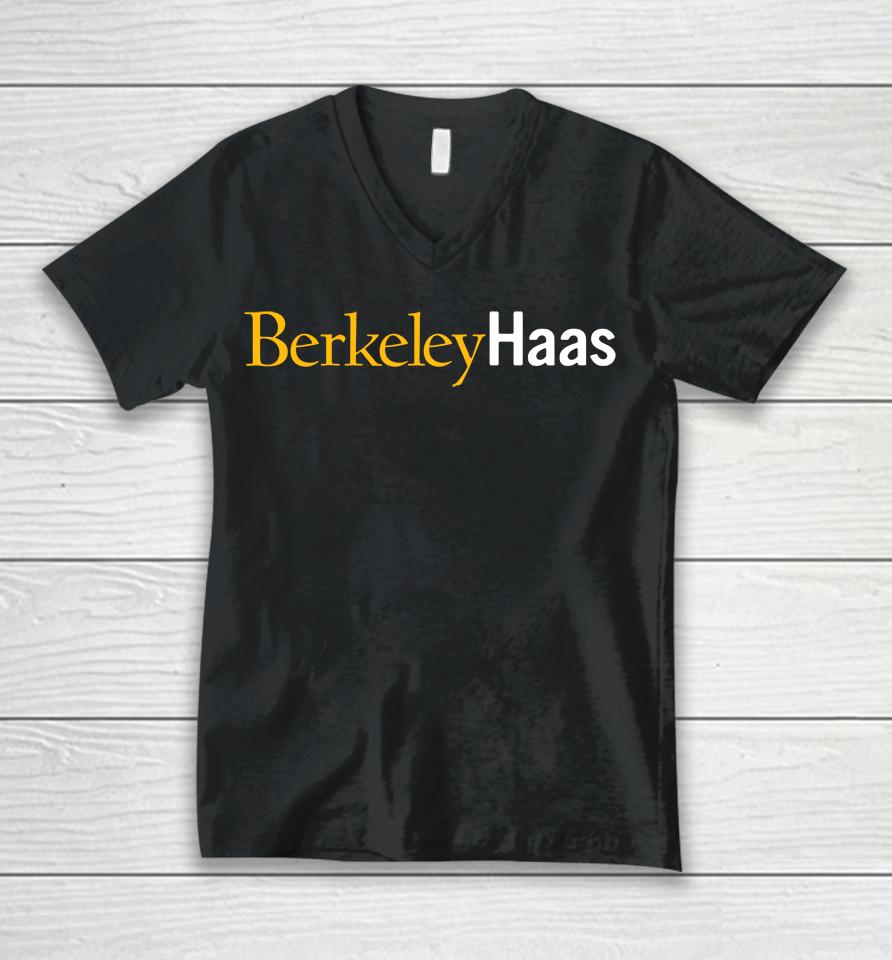 Berkeleyhaas Logo Unisex V-Neck T-Shirt