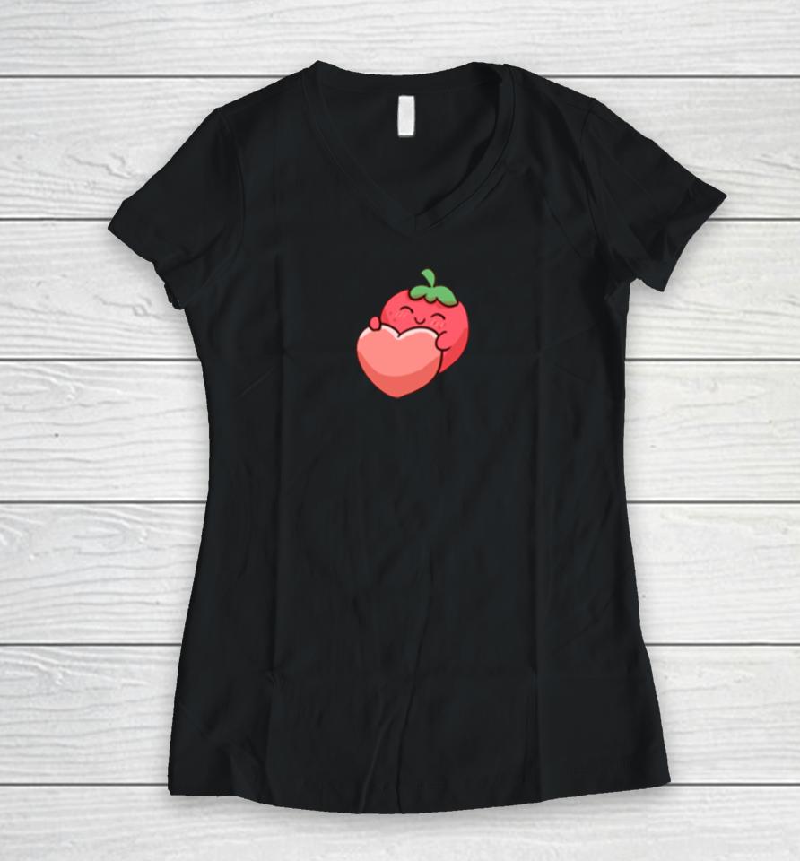 Berry Patches Berrylove Women V-Neck T-Shirt