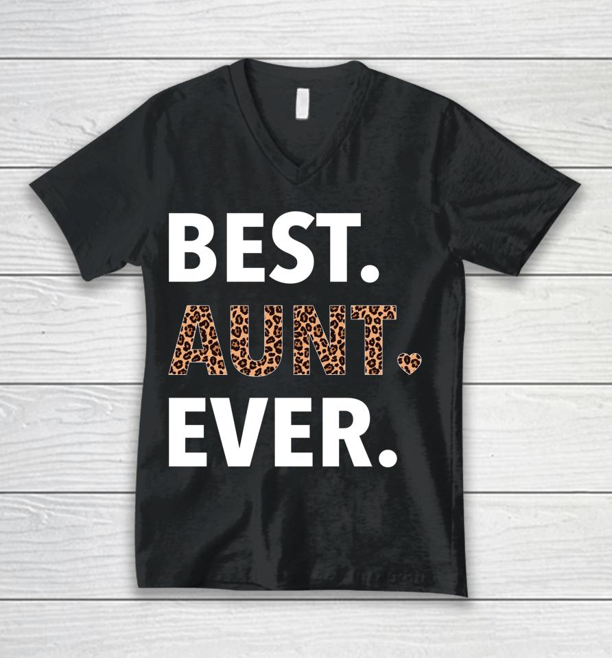 Best Aunt Ever Mother's Day Gifts Unisex V-Neck T-Shirt