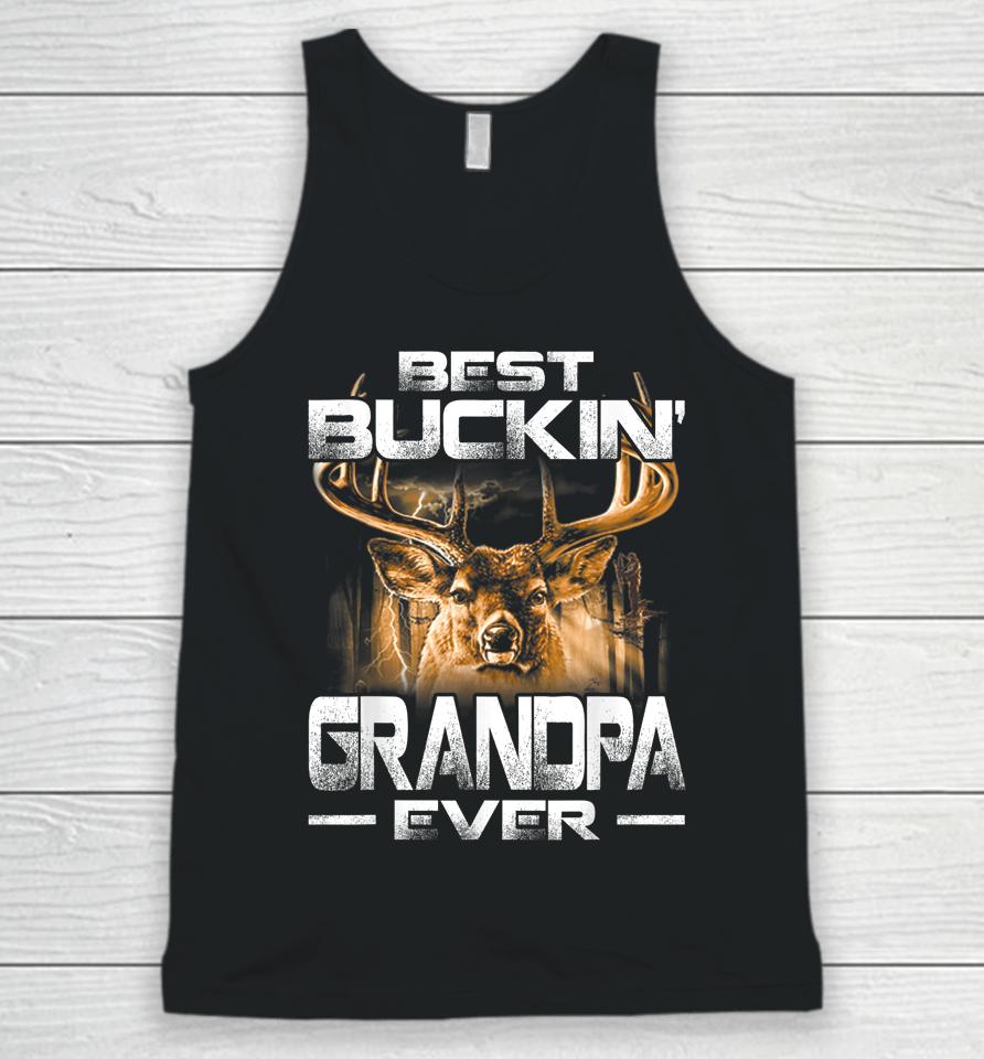 Best Buckin' Grandpa Ever Deer Hunting Unisex Tank Top
