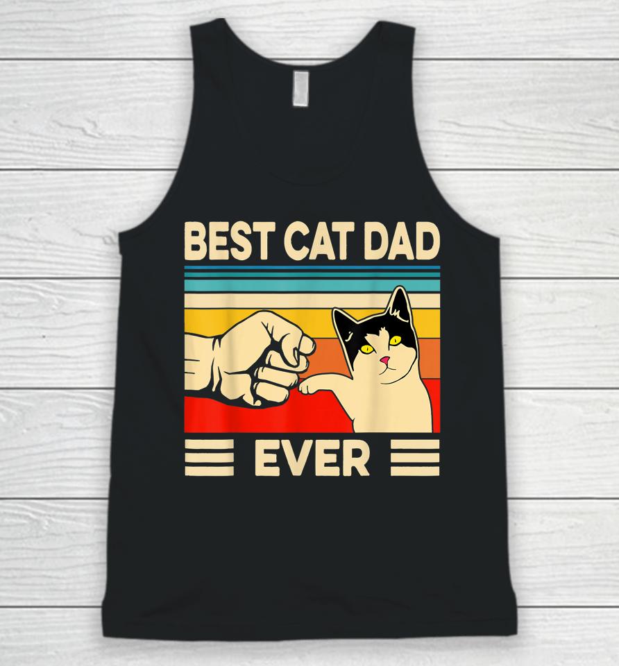 Best Cat Dad Ever Father's Day Gift Unisex Tank Top