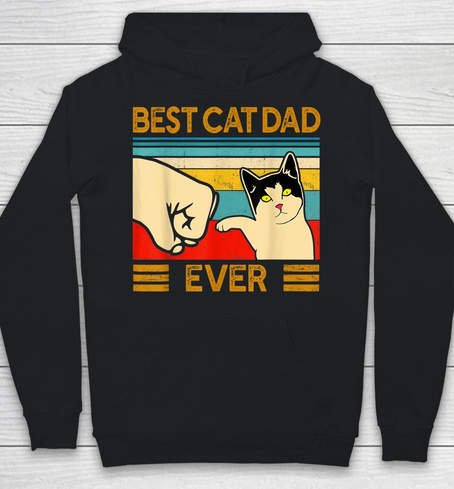 Best Cat Dad Ever Funny Cat Daddy Father Day Gift Hoodie
