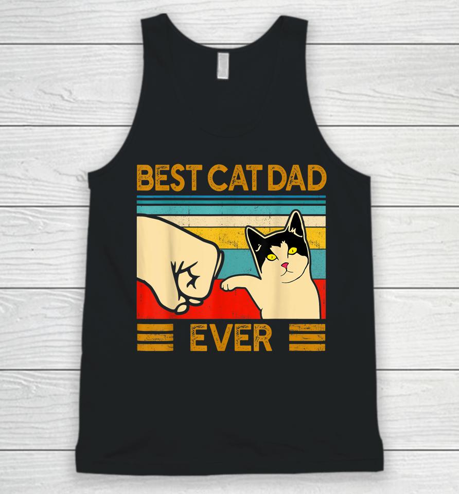 Best Cat Dad Ever Funny Cat Daddy Father Day Gift Unisex Tank Top
