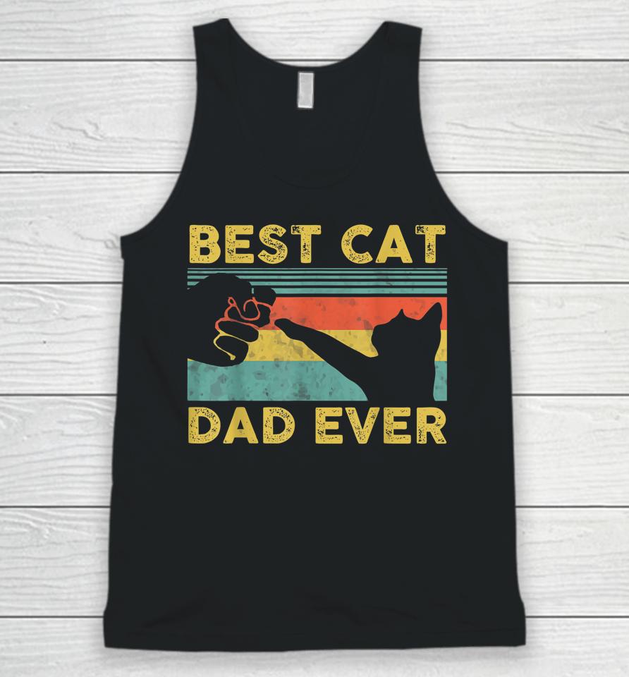 Best Cat Dad Ever Funny Cat Daddy Father's Day Unisex Tank Top