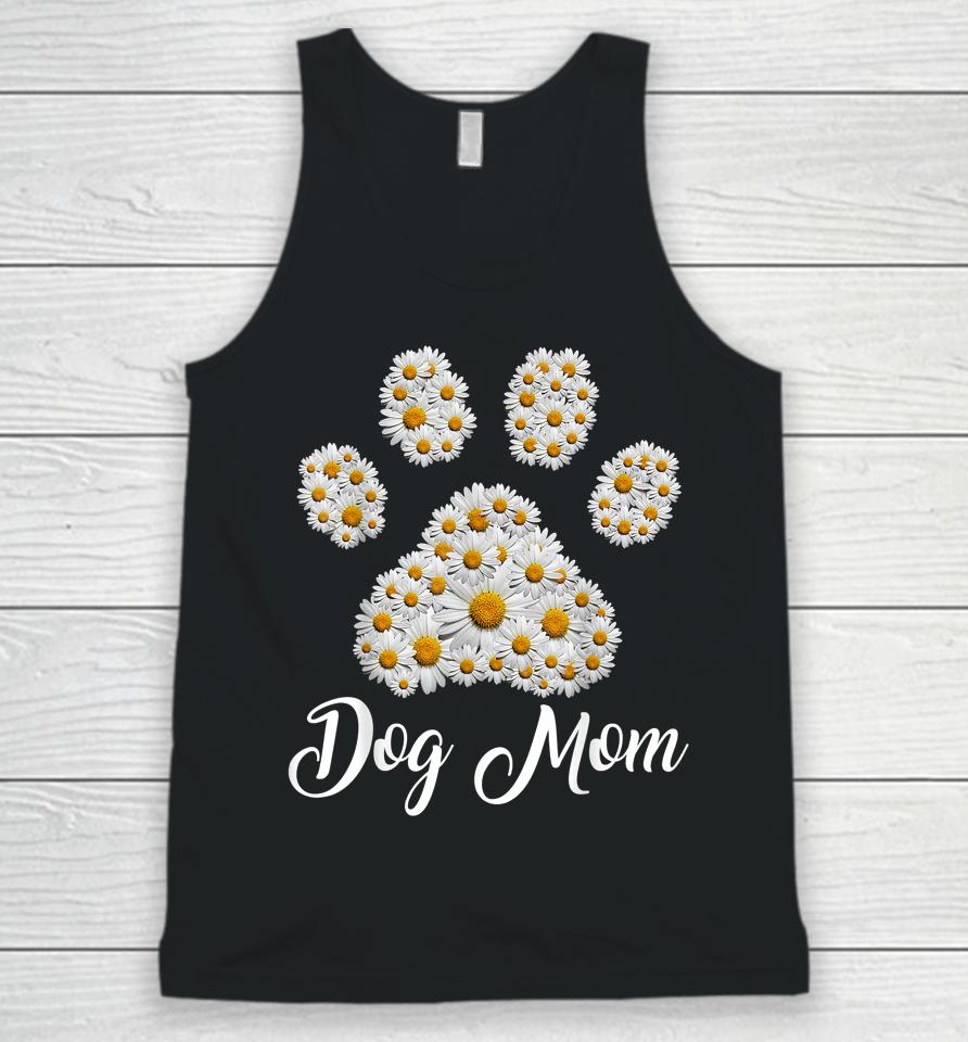 Best Dog Mom Ever Daisy Dog Paw Mother's Day Unisex Tank Top