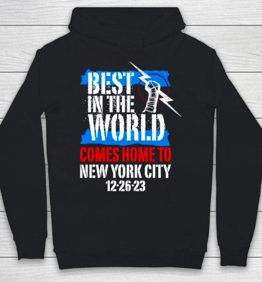 Best In The World Comes Home To New York City 12 26 23 Hoodie