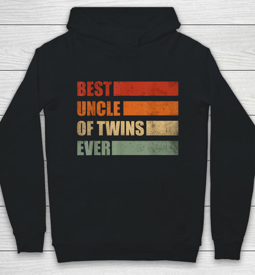 Best Uncle Of Twins Pregnancy Announcement Hoodie