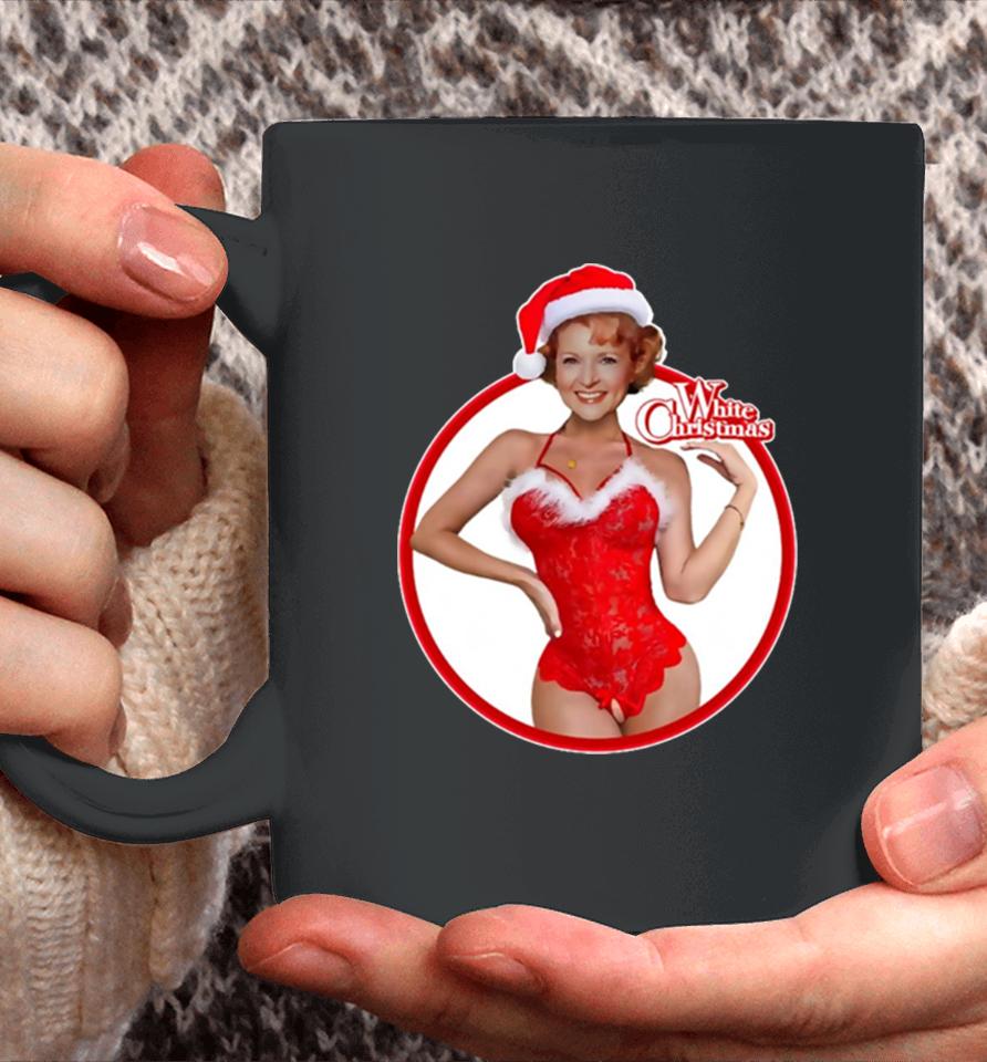 Betty White Christmas Golden Girls Hottie Coffee Mug