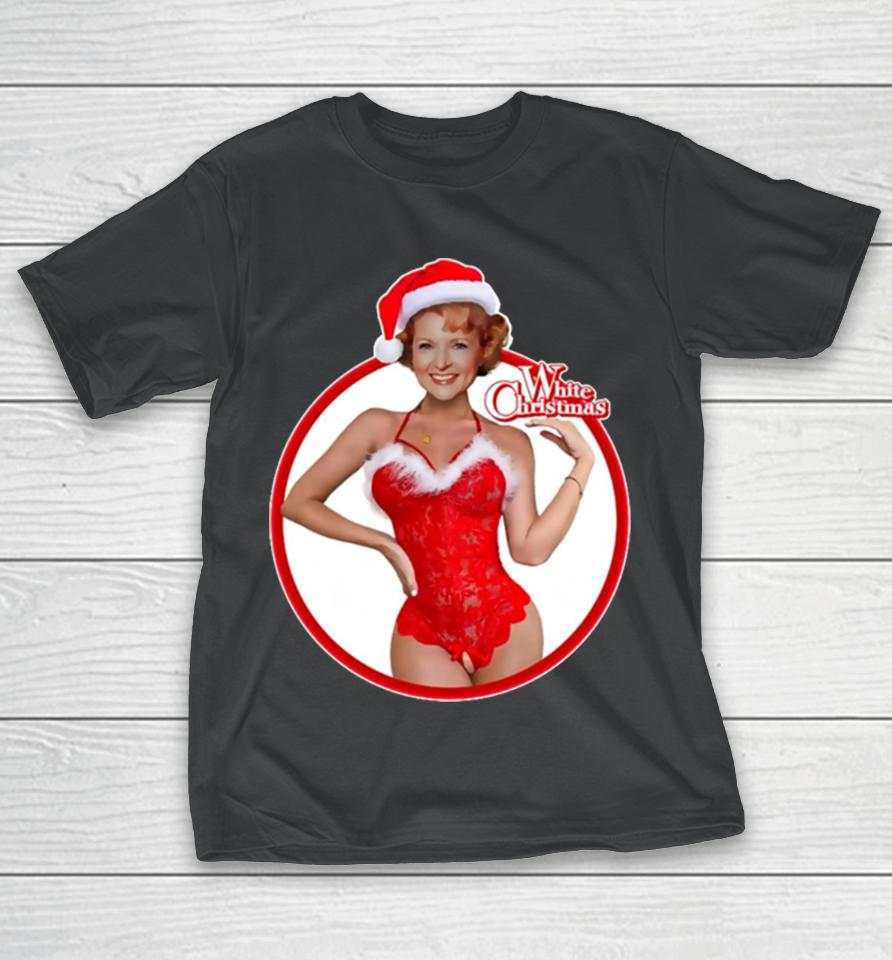 Betty White Christmas Golden Girls Hottie T-Shirt