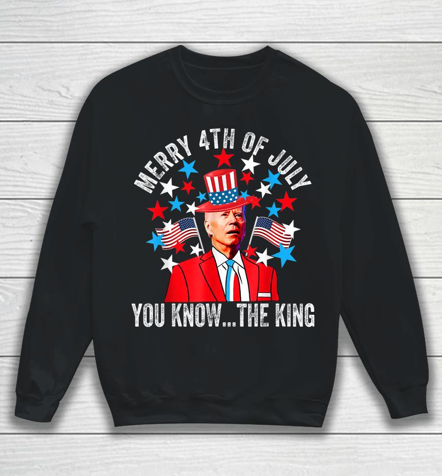Biden Dazed Merry 4Th Of July You Know The Thing Sweatshirt