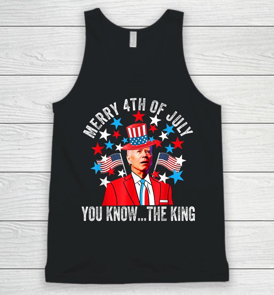 Biden Dazed Merry 4Th Of July You Know The Thing Unisex Tank Top