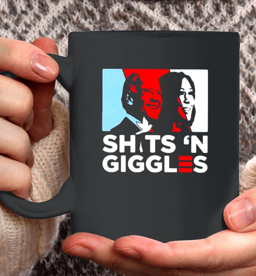 Biden Harris Sh.t N Giggles Coffee Mug