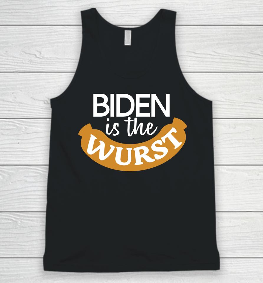 Biden Is The Wurst Unisex Tank Top