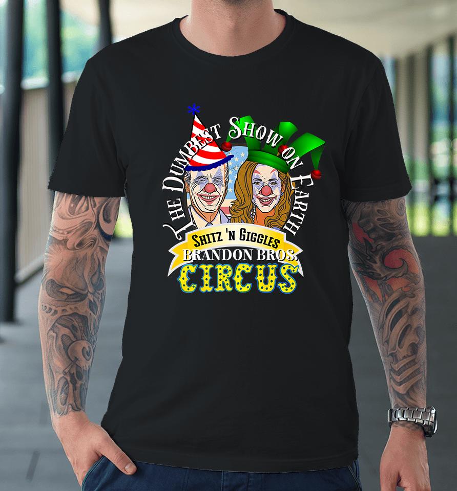 Biden Jingle Joe Giggles Circus Trump 2024 Conservative Premium T-Shirt