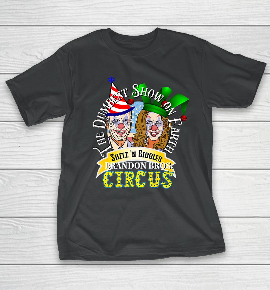 Biden Jingle Joe Giggles Circus Trump 2024 Conservative T-Shirt