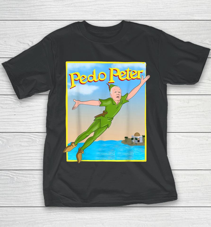 Biden Pedo Peter Pedopeter Funny Youth T-Shirt