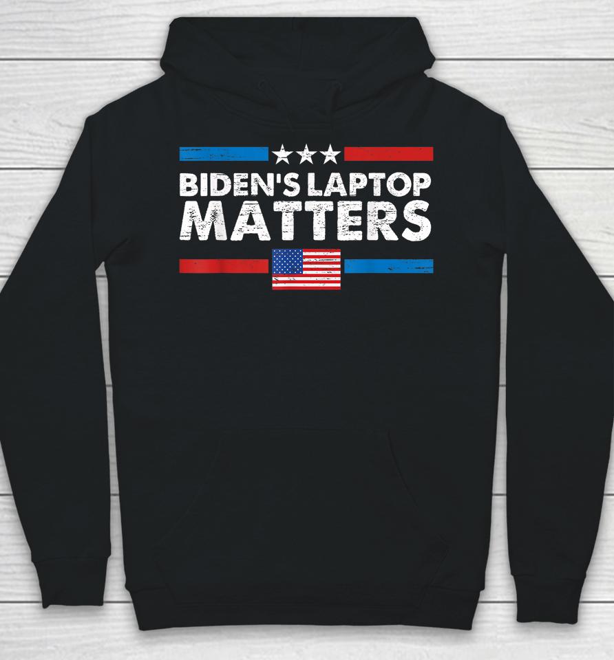 Biden's Laptop Matters Hunter's Laptop Matters Blm Funny Hoodie