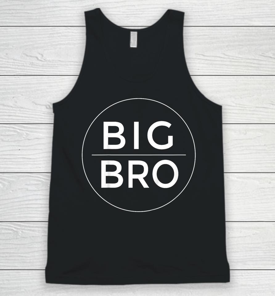 Big Brother Shirt Big Bro Sibling Announcement Unisex Tank Top