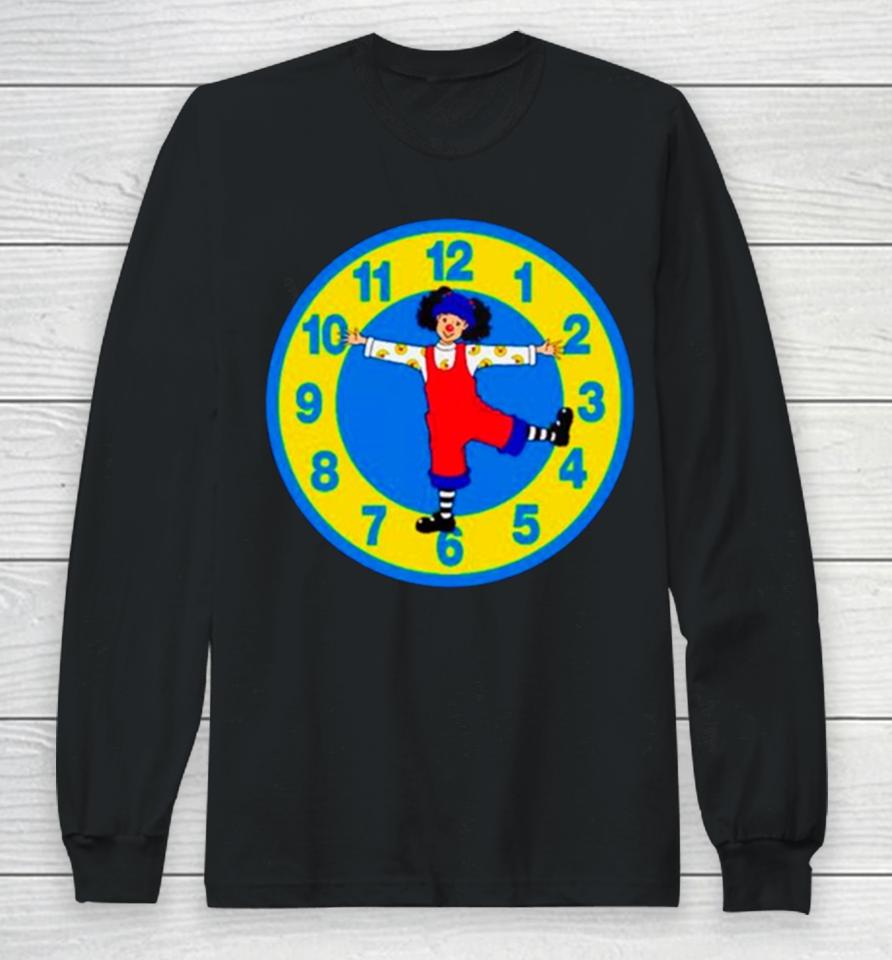 Big Comfy Couch Clock Long Sleeve T-Shirt