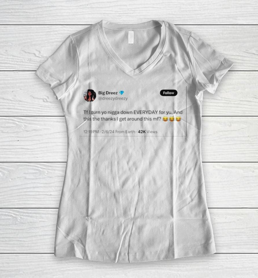 Big Dreez Definition Women V-Neck T-Shirt